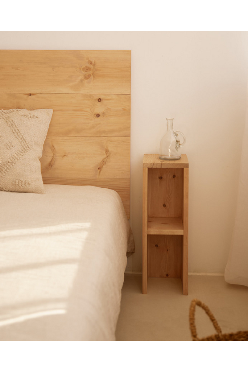 Wooden Headboard and Bedside Table | Decowood Flandes + Lina | Oroatrade.com