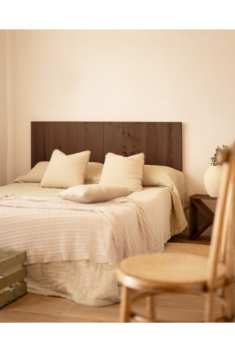 Wooden Headboard and Nordic Bedside Table | Decowood Flandes + Stoke | Oroatrade.com