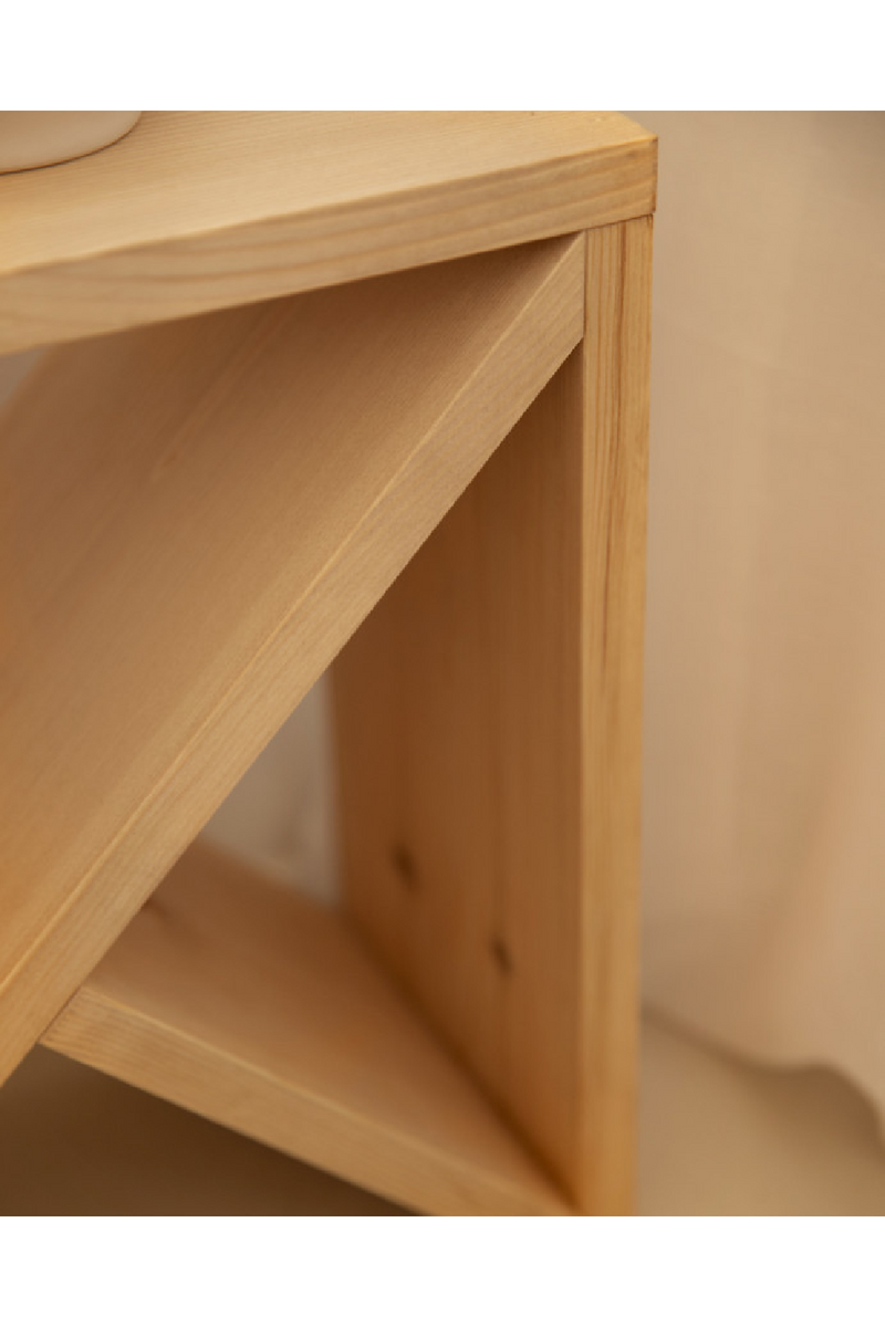Wooden Headboard and Nordic Bedside Table | Decowood Flandes + Stoke | Oroatrade.com