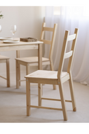 Pine Wood Dining Chair Set (4) | Decowood Lucia | Oroatrade.com