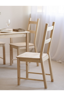 Pine Wood Dining Chair Set (6) | Decowood Lucia | Oroatrade.com