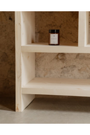 Solid Wood Low Bookshelf | Decowood Rose
