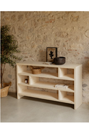 Solid Wood Low Bookshelf | Decowood Rose