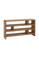 Solid Wood Low Bookshelf | Decowood Rose