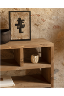 Solid Wood Low Bookshelf | Decowood Rose