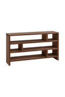 Solid Wood Low Bookshelf | Decowood Rose