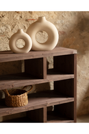 Solid Wood Low Bookshelf | Decowood Rose