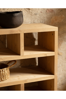 Solid Wood Low Bookshelf | Decowood Rose