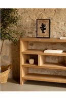 Solid Wood Low Bookshelf | Decowood Rose