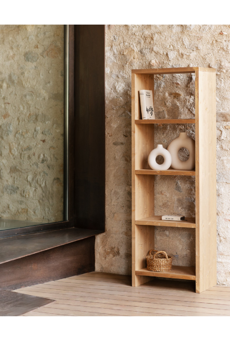 Solid Wood 4-Layer Bookcase | Decowood Rose | Oroatrade.com