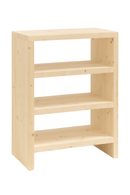Solid Wood 3-Layer Bookcase | Decowood Rose | Oroatrade.com