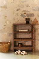 Solid Wood 3-Layer Bookcase | Decowood Rose | Oroatrade.com