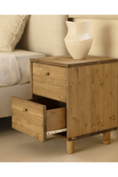 2-Drawer Wooden Bedside Table | Decowood Saura | Oroatrade.com