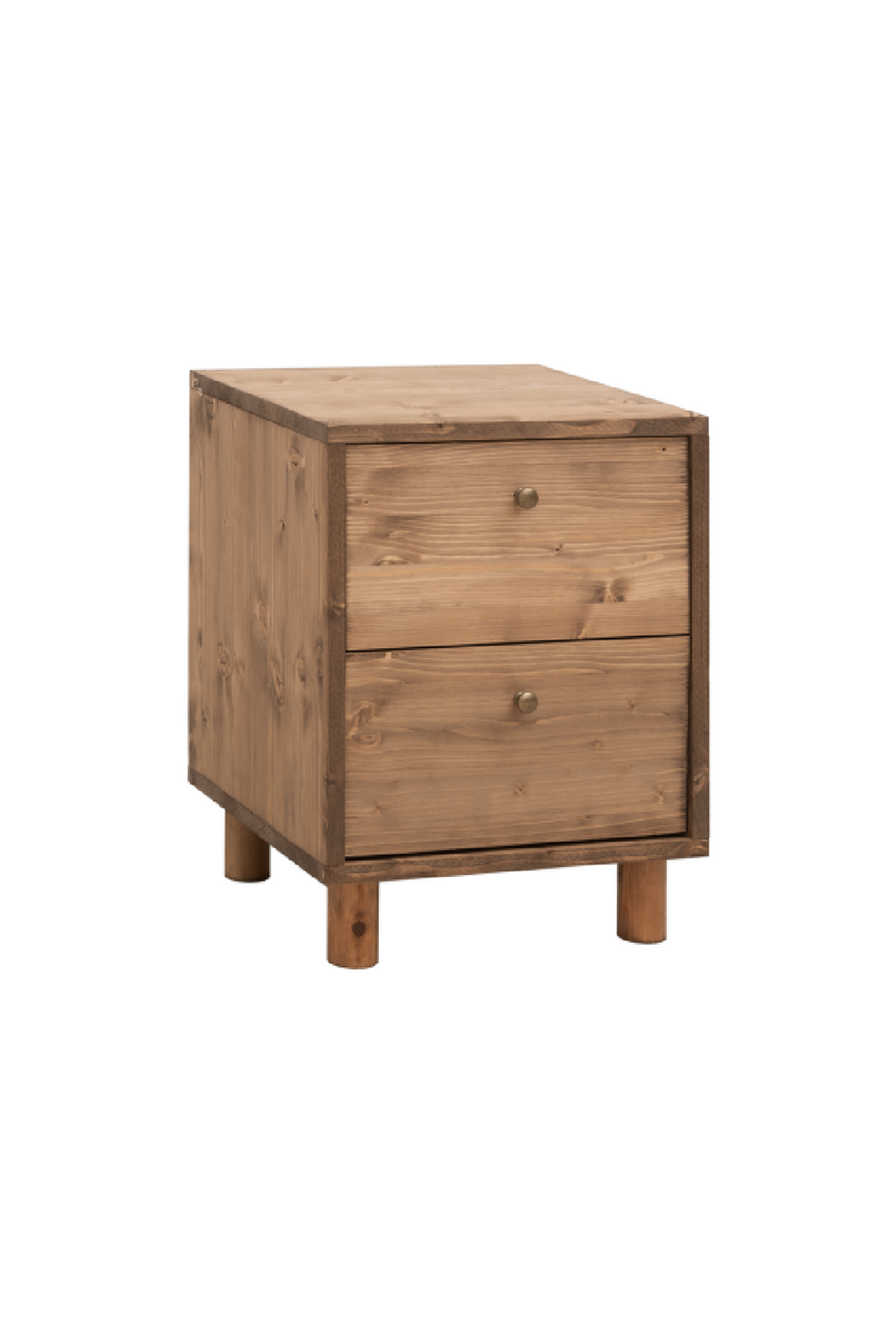 2-Drawer Wooden Bedside Table | Decowood Saura | Oroatrade.com