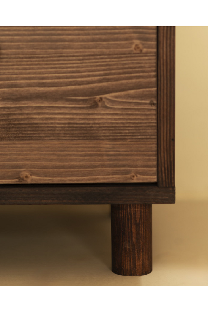 2-Drawer Wooden Bedside Table | Decowood Saura | Oroatrade.com