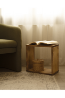 Varnished Wood Bookshelf | Decowood Saura | Oroatrade.com