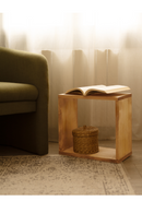 Varnished Wood Bookshelf | Decowood Saura | Oroatrade.com