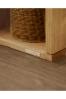 Varnished Wood Bookshelf | Decowood Saura | Oroatrade.com