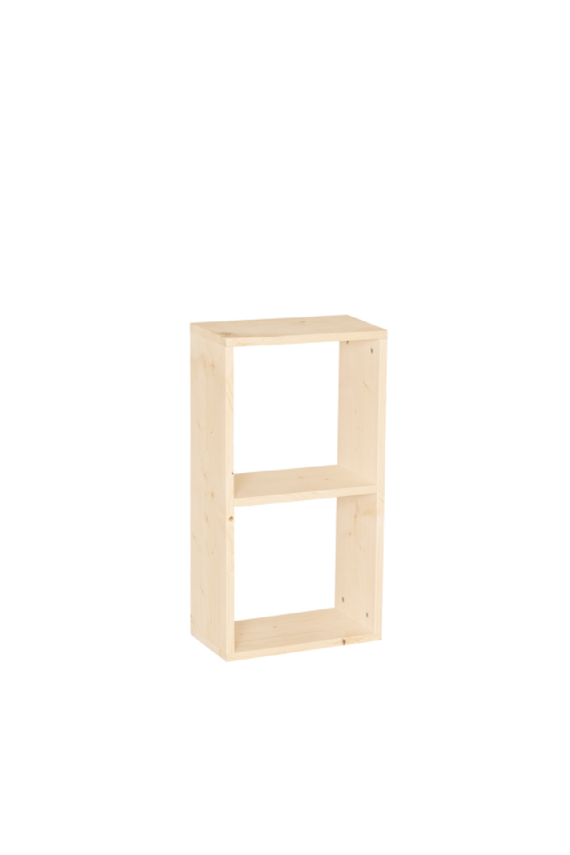 Varnished Wood Bookshelf | Decowood Saura | Oroatrade.com