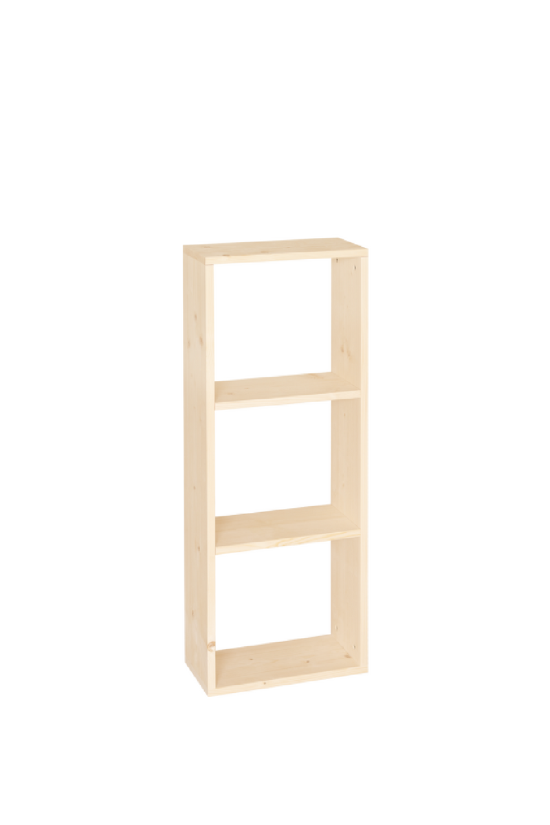 Varnished Wood Bookshelf | Decowood Saura | Oroatrade.com