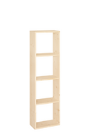 Varnished Wood Bookshelf | Decowood Saura | Oroatrade.com