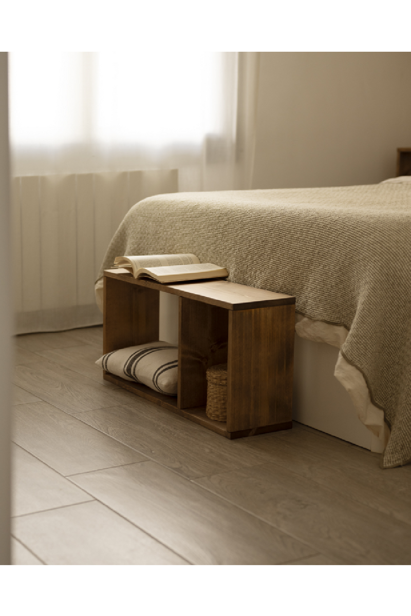 Minimalist Wooden Side Shelf | Decowood Saura | Oroatrade.com
