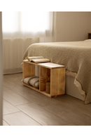 Minimalist Wooden Side Shelf | Decowood Saura | Oroatrade.com