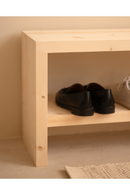 Solid Wood Shoe Bench | Decowood Telva | Oroatrade.com