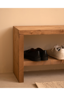 Solid Wood Shoe Bench | Decowood Telva | Oroatrade.com