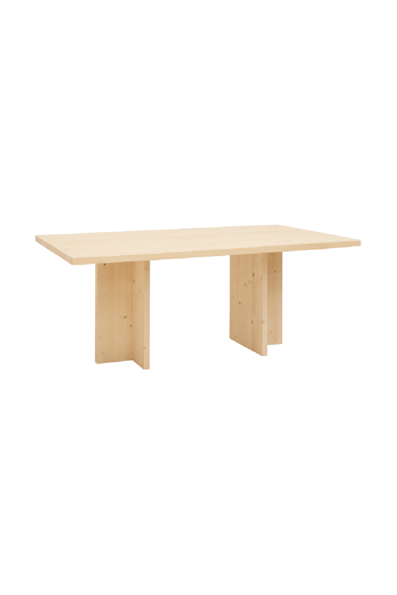 Rectangular Solid Wood Dining Table | Decowood Tena | Oroatrade.com