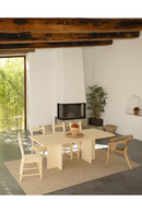 Rectangular Solid Wood Dining Table | Decowood Tena | Oroatrade.com