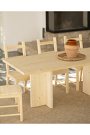 Rectangular Solid Wood Dining Table | Decowood Tena | Oroatrade.com