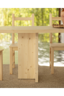 Rectangular Solid Wood Dining Table | Decowood Tena | Oroatrade.com