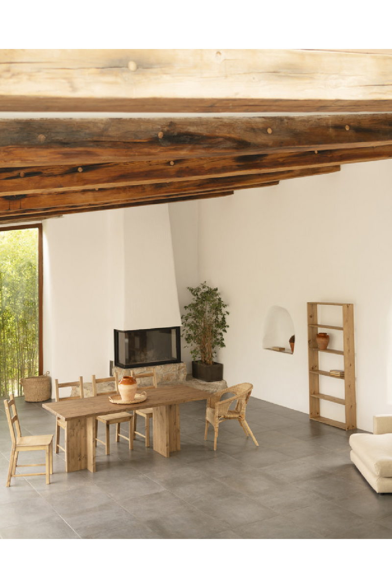 Rectangular Solid Wood Dining Table | Decowood Tena | Oroatrade.com