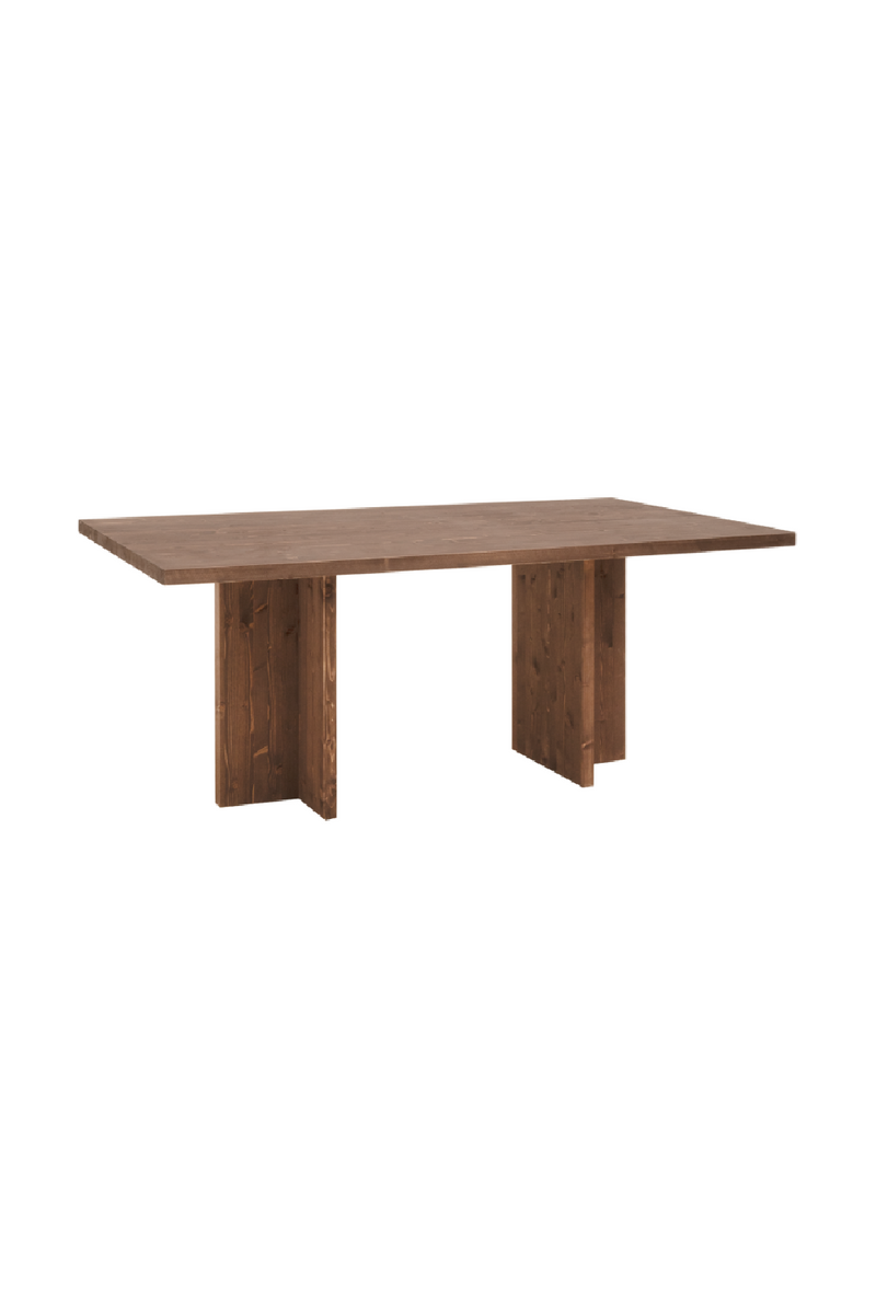 Rectangular Solid Wood Dining Table | Decowood Tena | Oroatrade.com