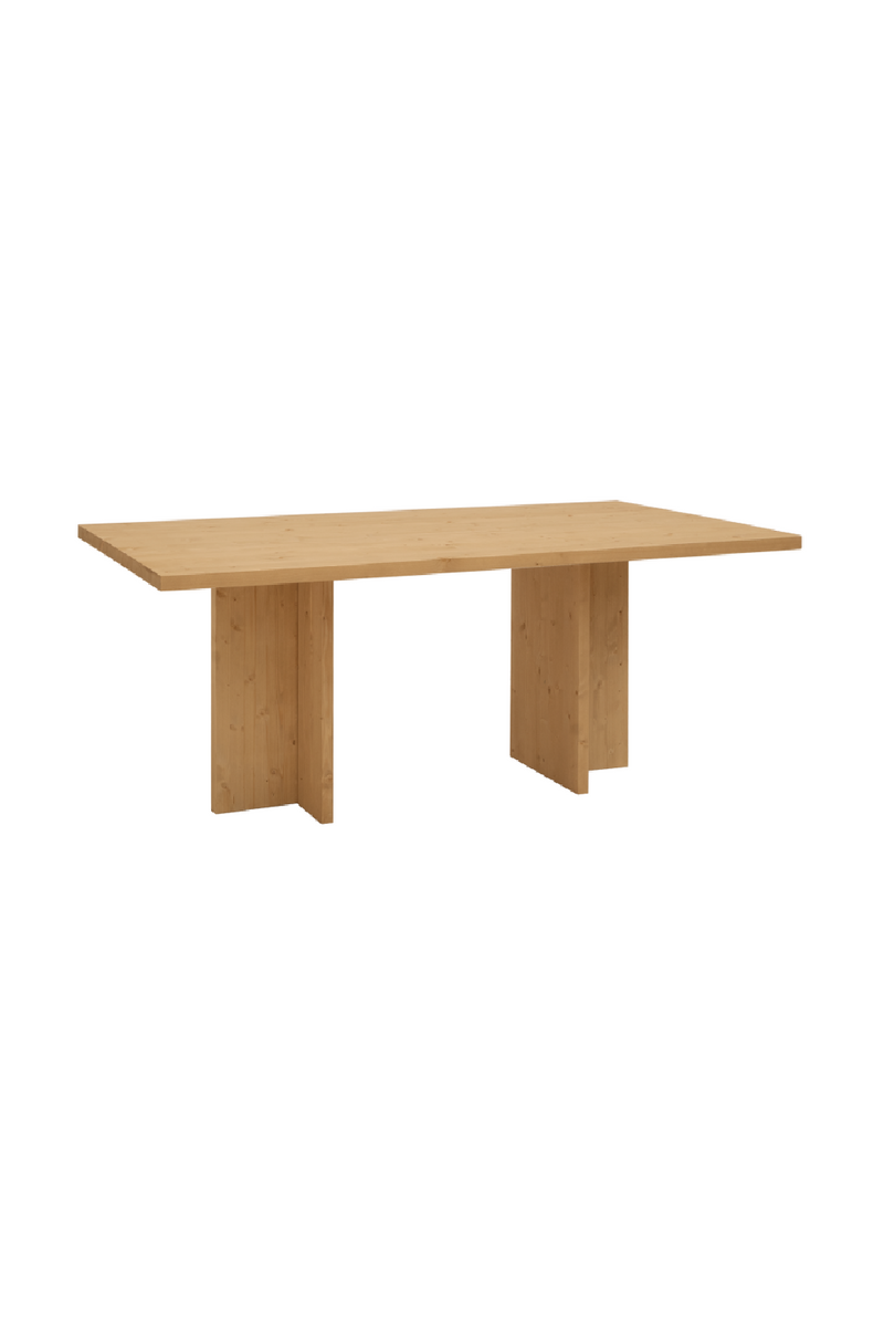 Rectangular Solid Wood Dining Table | Decowood Tena | Oroatrade.com