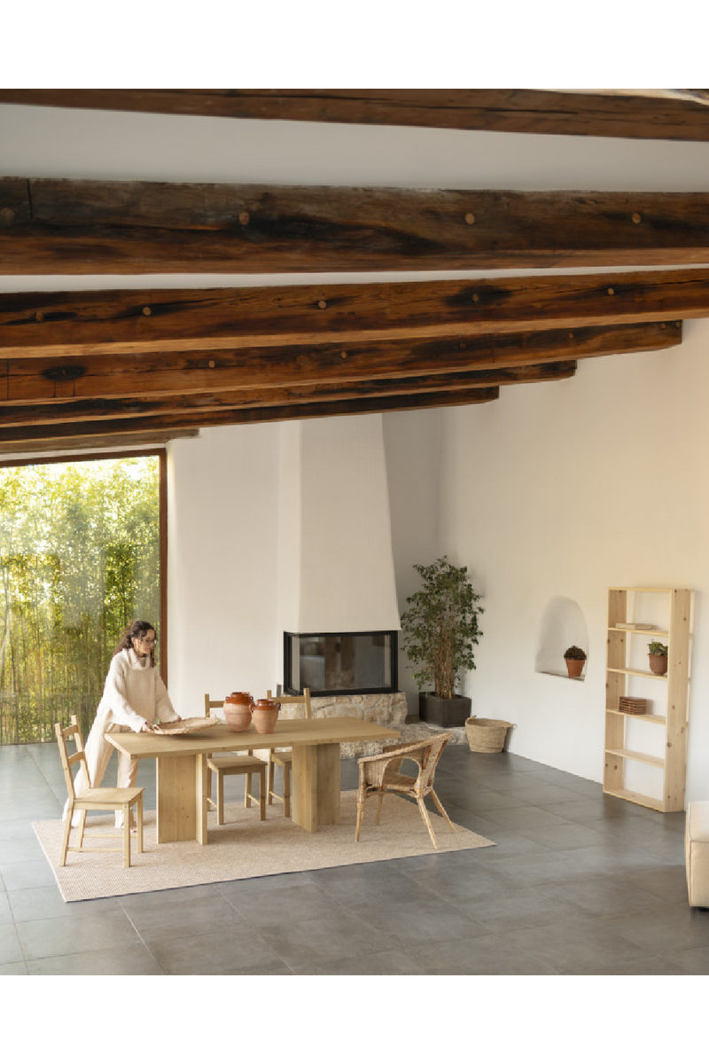 Rectangular Solid Wood Dining Table | Decowood Tena | Oroatrade.com