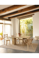 Rectangular Solid Wood Dining Table | Decowood Tena | Oroatrade.com