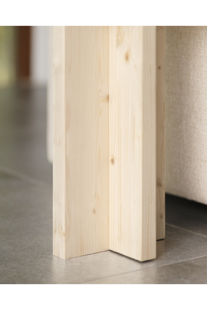 Square Solid Wood Side Table | Decowood Tena | Oroatrade.com