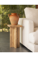Square Solid Wood Side Table | Decowood Tena | Oroatrade.com