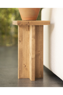 Square Solid Wood Side Table | Decowood Tena | Oroatrade.com