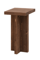 Square Solid Wood Side Table | Decowood Tena | Oroatrade.com