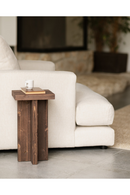 Square Solid Wood Side Table | Decowood Tena | Oroatrade.com