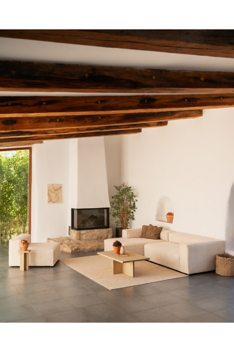 Square Solid Wood Side Table | Decowood Tena | Oroatrade.com