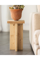 Square Solid Wood Side Table | Decowood Tena | Oroatrade.com