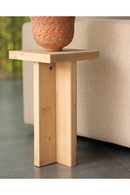 Square Solid Wood Side Table | Decowood Tena | Oroatrade.com