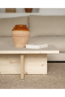 Square Solid Wood Coffee Table | Decowood Tena | Oroatrade.com