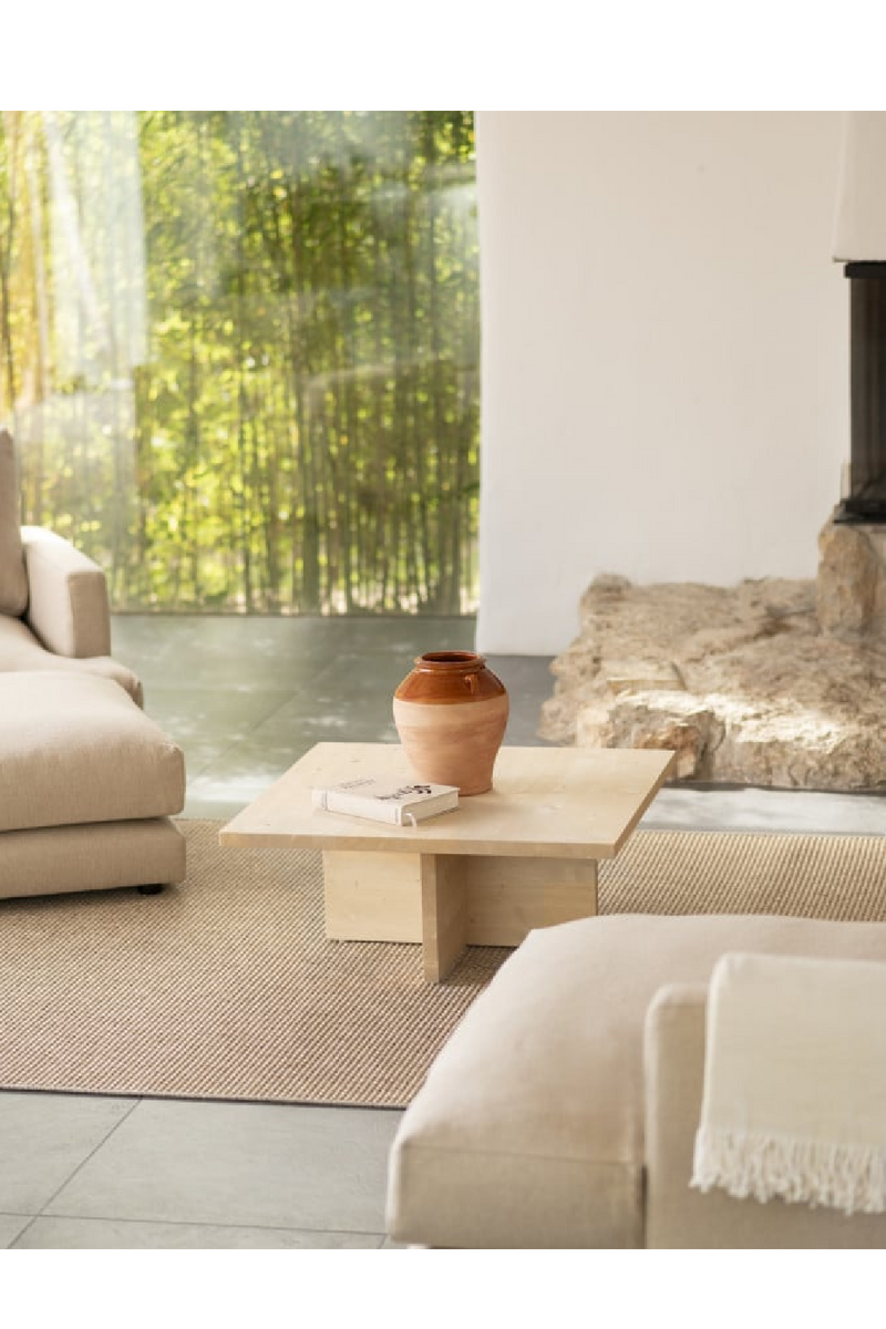 Square Solid Wood Coffee Table | Decowood Tena | Oroatrade.com