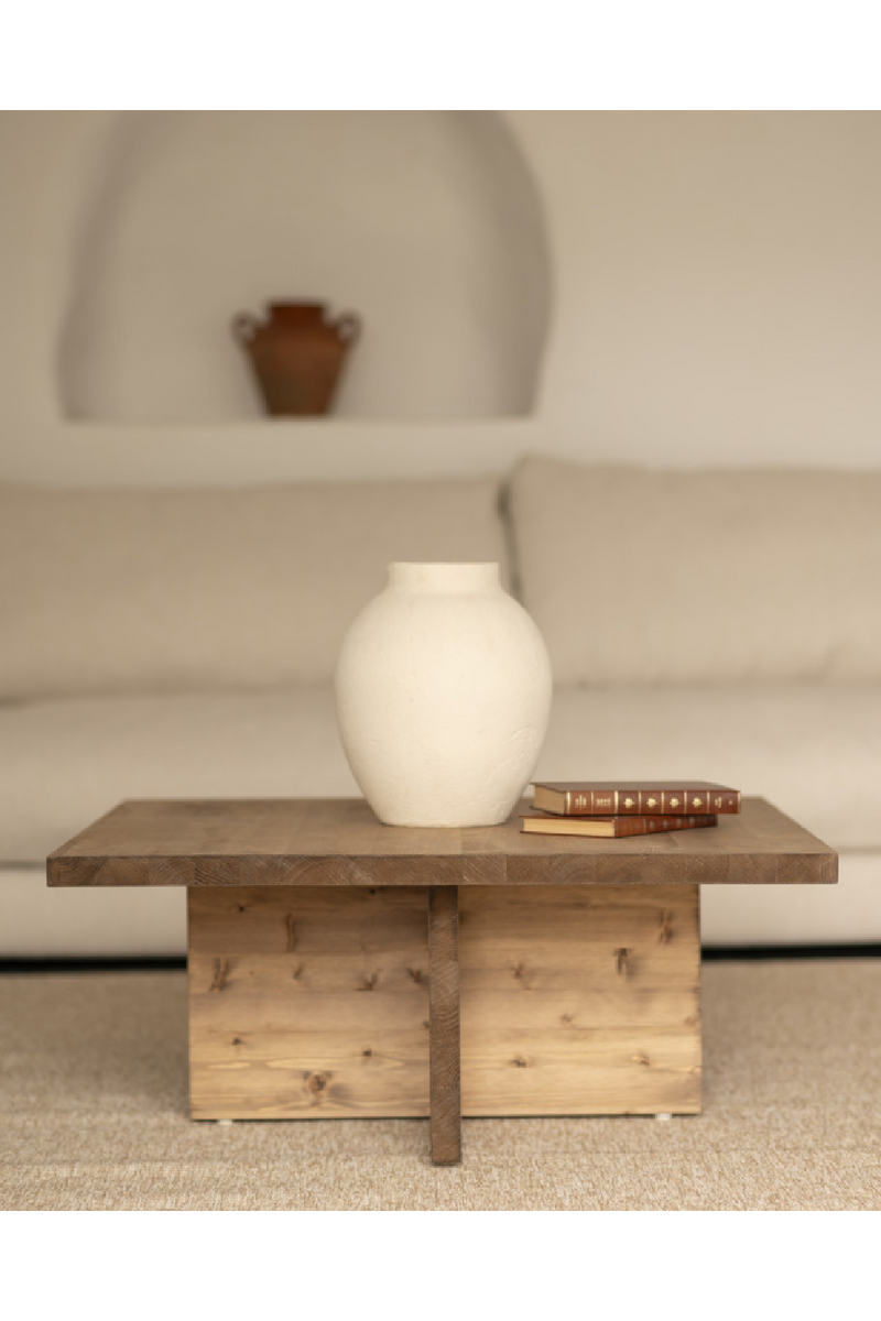 Square Solid Wood Coffee Table | Decowood Tena | Oroatrade.com