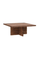 Square Solid Wood Coffee Table | Decowood Tena | Oroatrade.com